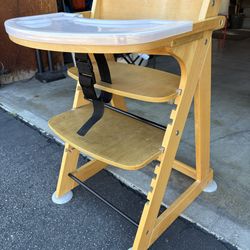 Katoji Adjustable High Chair (from Japan) - Grows With Your Child