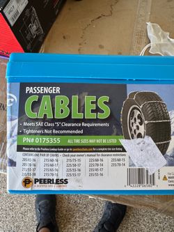 Traction Chains (BRAND NEW NEVER OPENED)