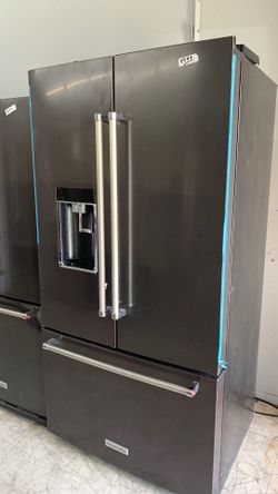 Kitchen Aid French Door Dark Stainless