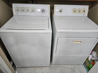 KENMORE ELITE WASHER AND DRYER MATCHING SET HEAVY DUTY KING SIZE CAPACITY $450