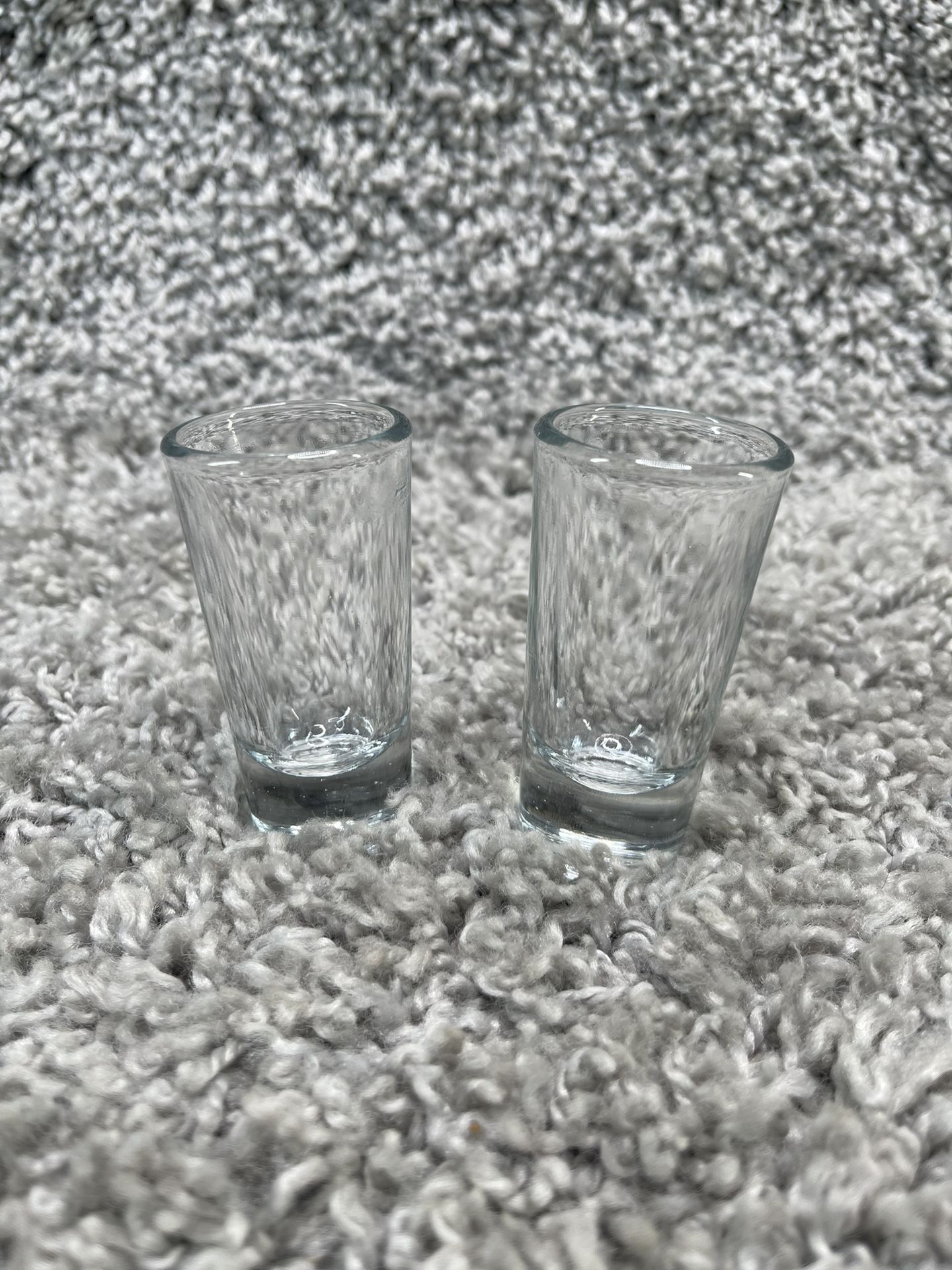 Clear Shot Glasses Home Kitchen Size 3 In X 1 In Set of 2 Bundle