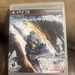 PS3 Games Metalgearrishing 