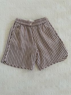 ZARA boys Plaid Elastic Waist Casual Shorts