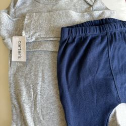 Carter's  Bodysuits 2 piece set for 18 month