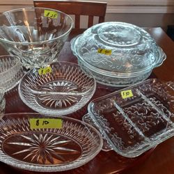 Princess House Glassware Items 