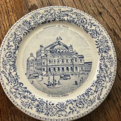 Paris Opera House Plate