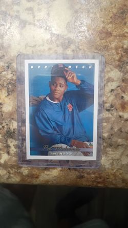 Upper Deck Pat Mahomes Sr. Twins Baseball Card