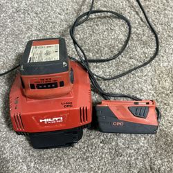 HILTI Charger And Batteries  $70 OBO