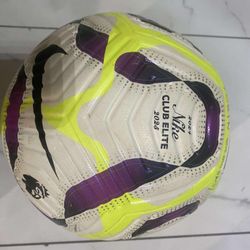 Size 5 Nike Pro Club Elite Soccer Ball AerowSculpt FIFA Purple Yellow