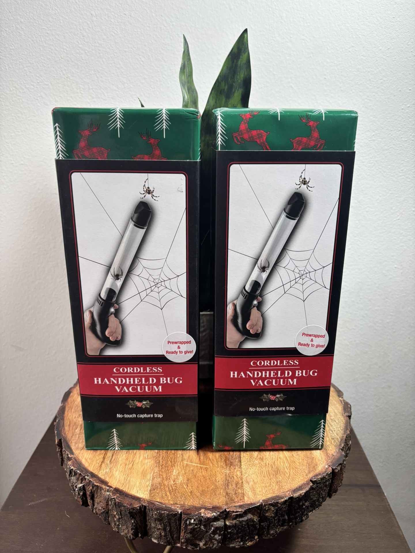 Cordless Handheld Bug Vacuum Ready to Give Prewrapped Christmas gift