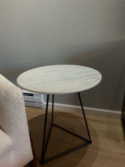 Marble side table
