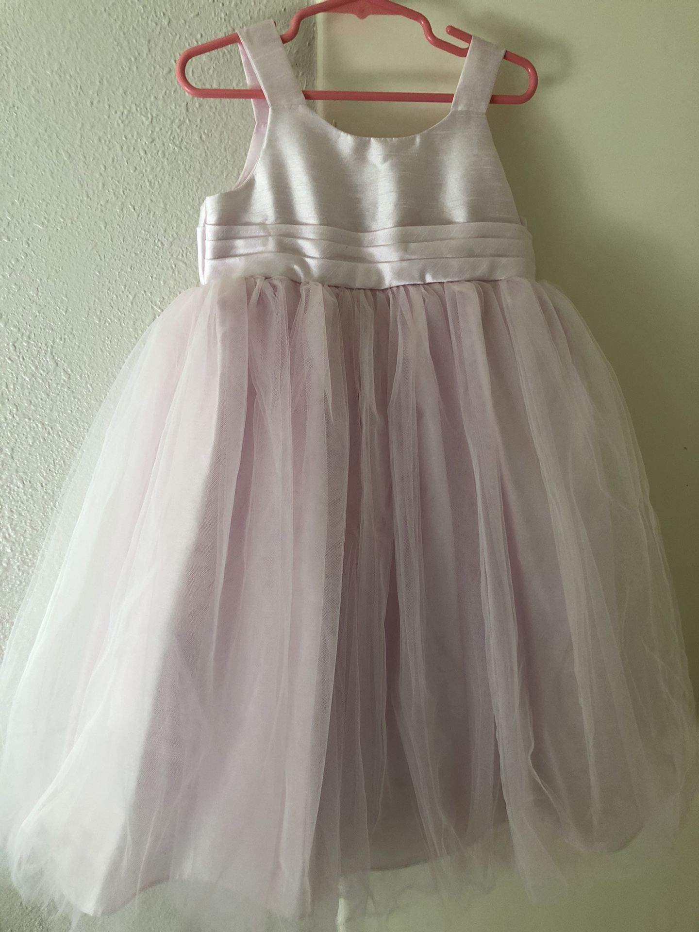 5T Beautiful tulle blush pink dress