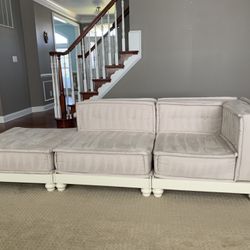 Pottery Barn Teen Cushy Sectional Sofa.