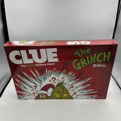 CLUE The Classic Mystery Family Board Game from The Grinch