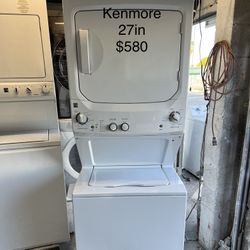 Kenmore Stackable Washer Dryer