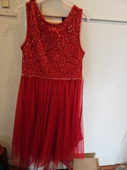 Girl Red Dress