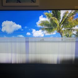 LG 65” Tv - 2019 Model - Screen Broken On One Side