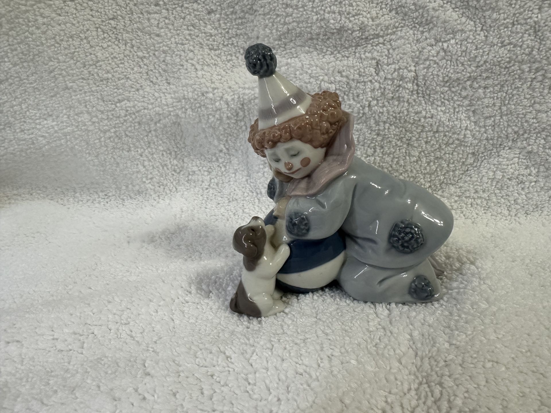 Lladro “Pierrot With Puppy And Ball