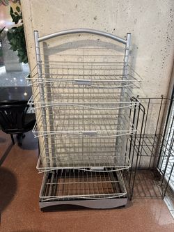 Wire Retail Display Racks (2)
