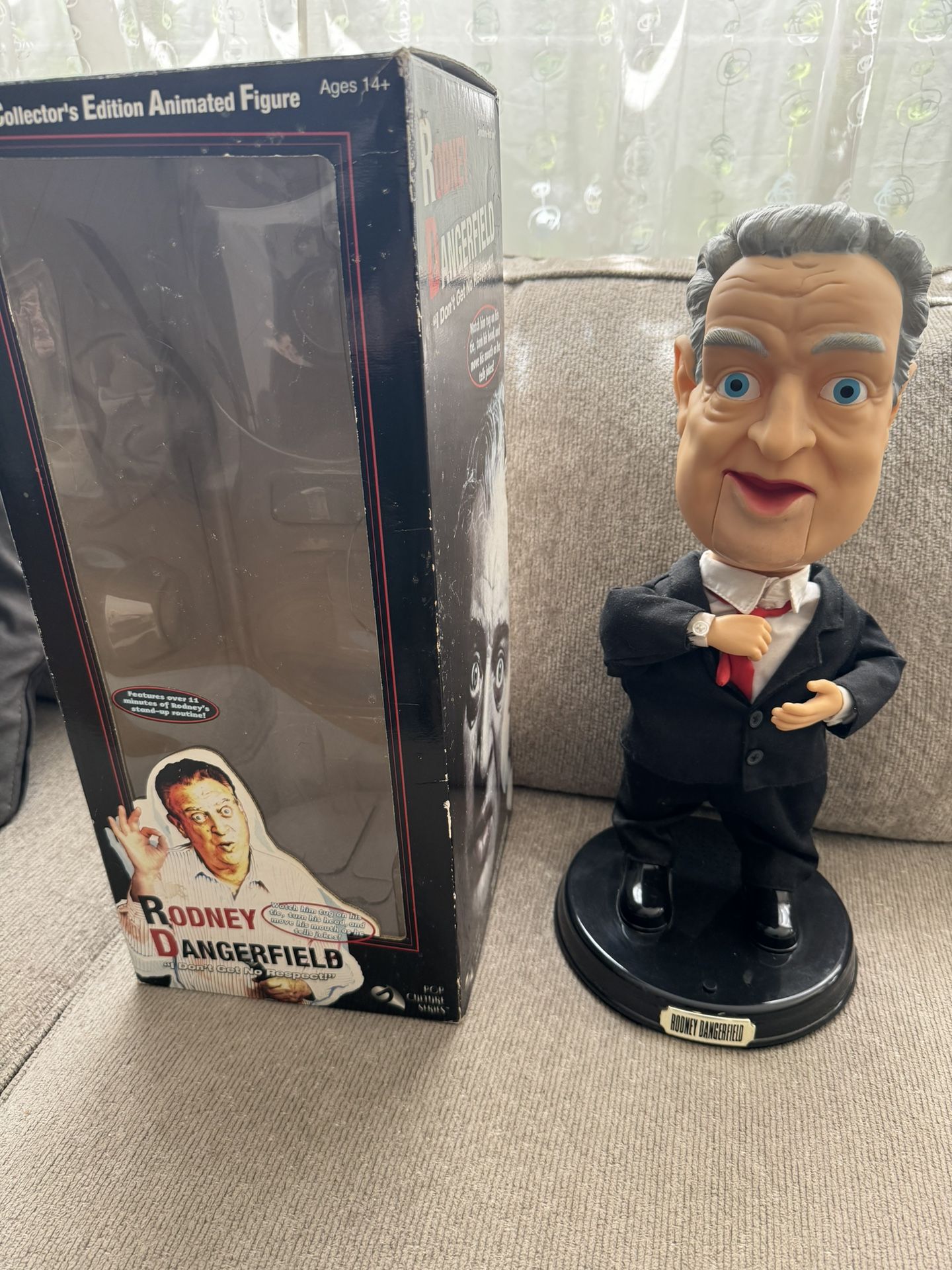 2003 Gemmy Rodney Dangerfield Talking 17" Figure  