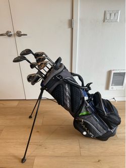 Titleist 917 F2 Woods + Callaway X-18 Pro Irons + Odyssey Putter