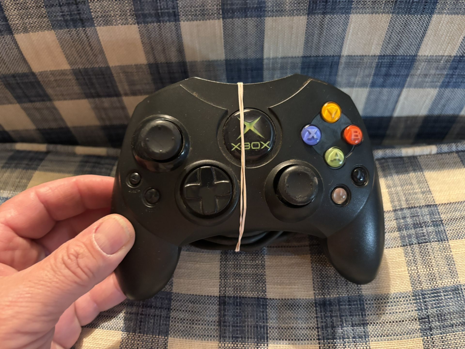 Original Xbox S Type Controllers In Black Or Blue