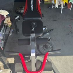 Weight Bench With Accessories 