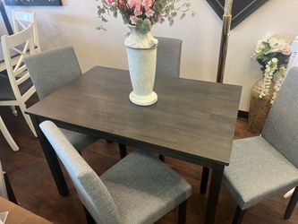 New gray dining set
