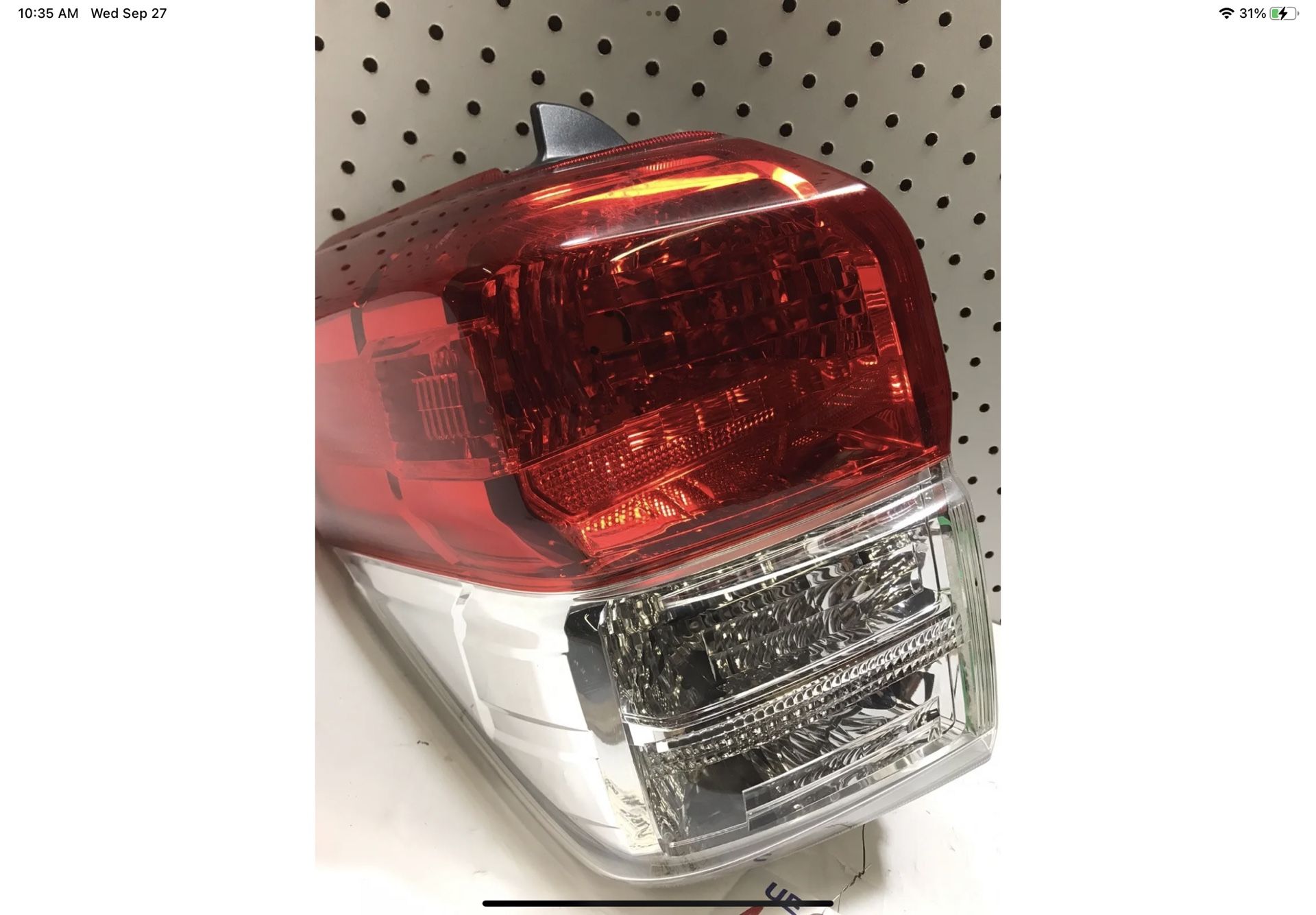 2010 2014 TOYOTA 4RUNNER LEFT SIDE TAIL LIGHT OEM