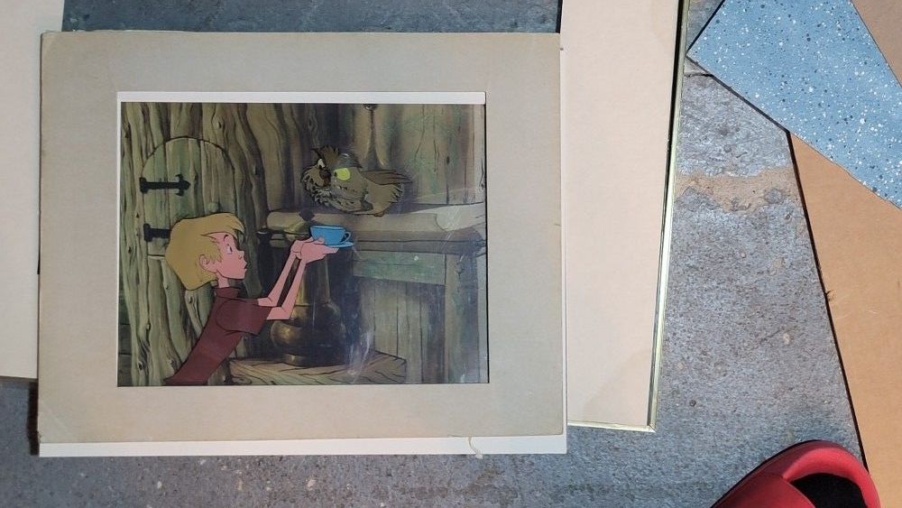 Disney Original Celluloid From Sword In The Stone