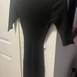 Mock Neck Sweaterdress
