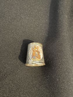 1991 MJHummel Thimble Christmas Christ Child Blessing Girl - no box