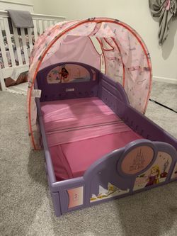 Disney princess Toddler Canopy Bed Frame