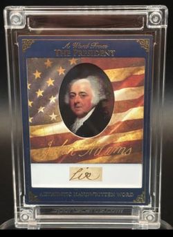 LOT of 18 2025 A Word from POTUS Handwritten Words