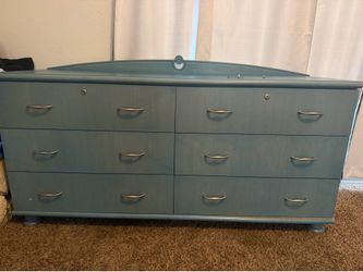 Blue/green dresser