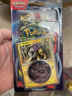 Sealed Pokemon Raiku Holo booster 2 Packs