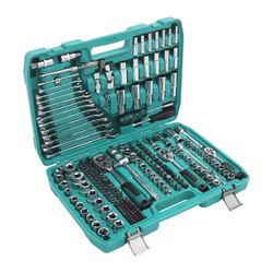 216 Piece Mechanic Tool Set Socket & Ratchet Wrench Set w/ Storage Case US