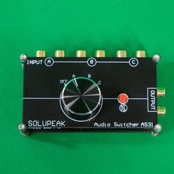 Like new Solupeak 8 In 1 Rotary Audio Switcher controller