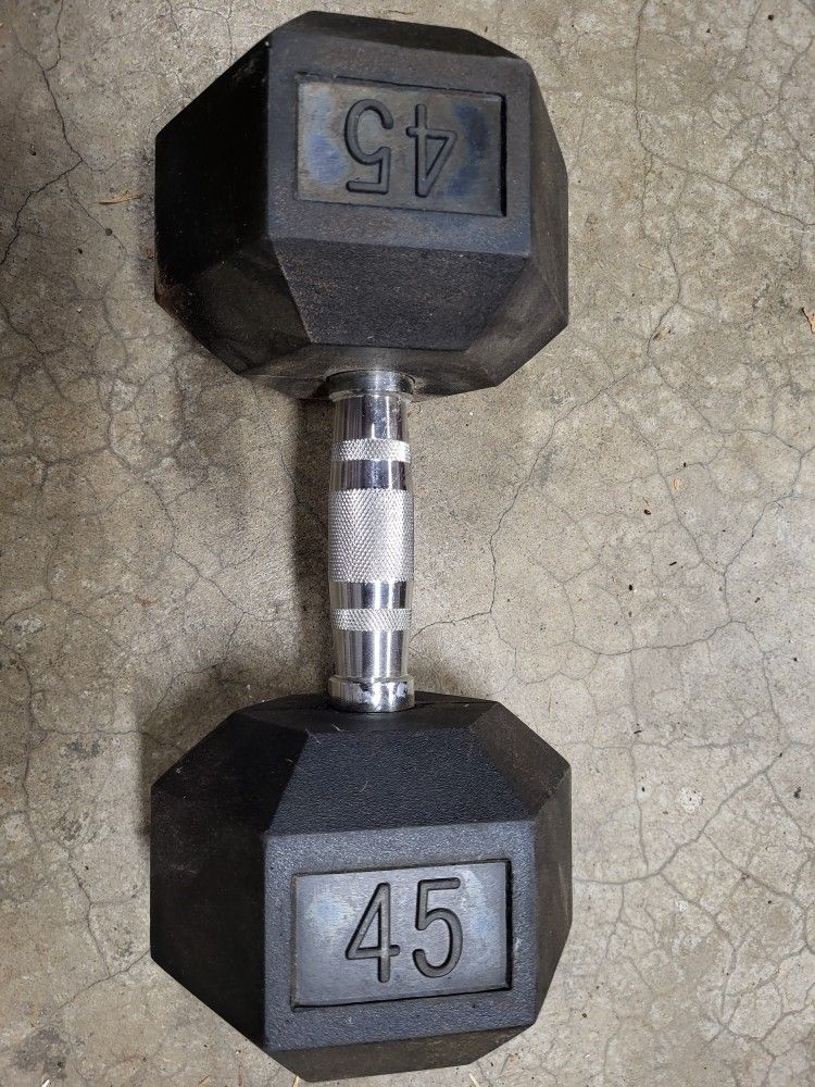 One 45lb Dumbbell 