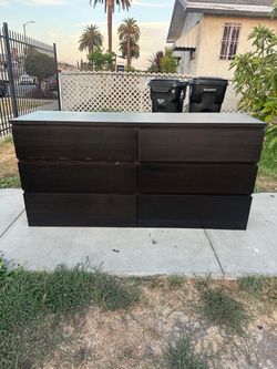 Black Ikea dresser