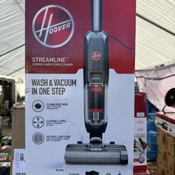 Streamline Corded Wet/Dry Hard Floor Cleaner and Vacuum Cleaner with Self Cleaning System for Sealed Hard Floors, Black