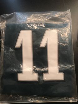 Men’s Large Midnight Green Nike Elite Carson Wentz Jersey