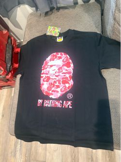 Large pink and Black bape shirts