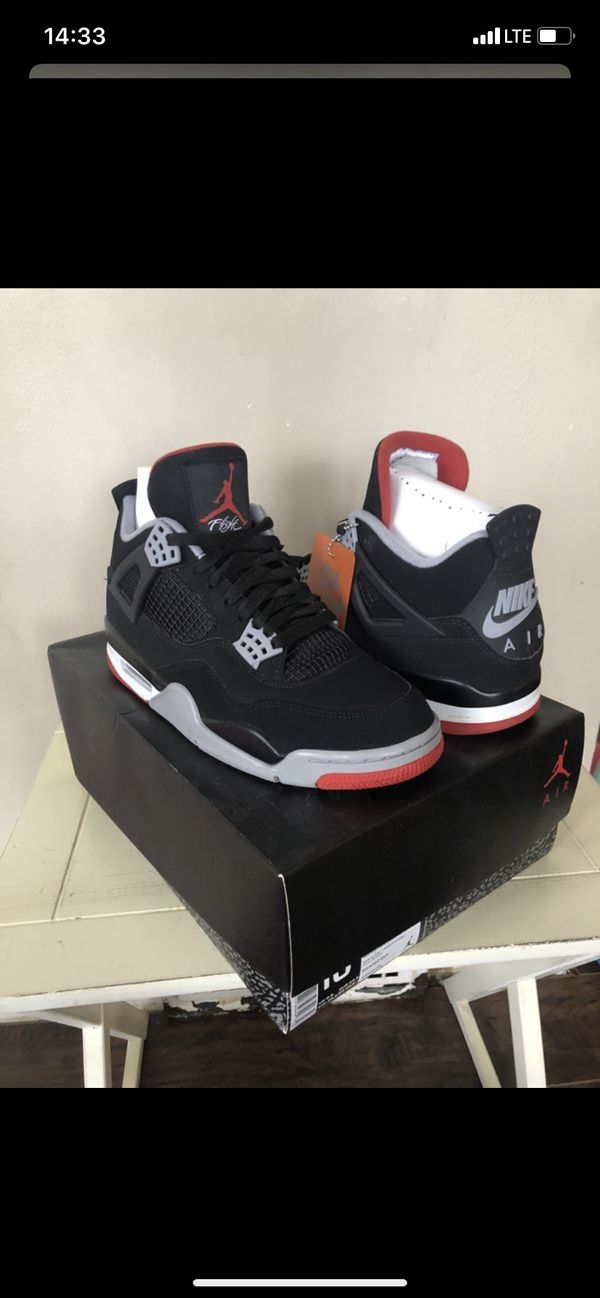 bred 4 size 8.5