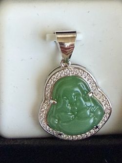 Jade buddha elephant Pendant