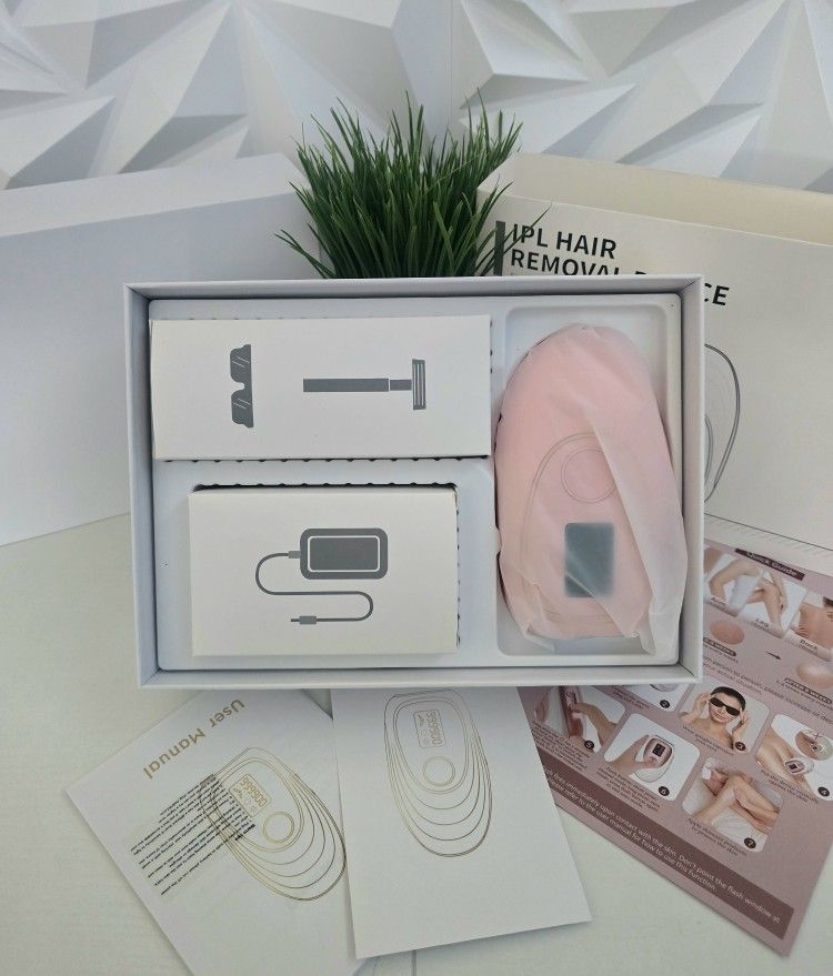 π¦΅β¨ οΈOreeth IPL Laser Hair Removal Device + Cooling Gel + 3PCS Conductive Gel Bundle Only $59.99