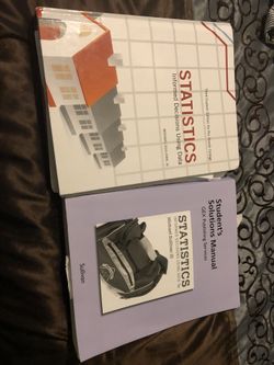Statistics and solutions manual
