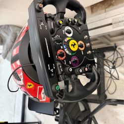 Sim racing set up. Thrust master upgraded