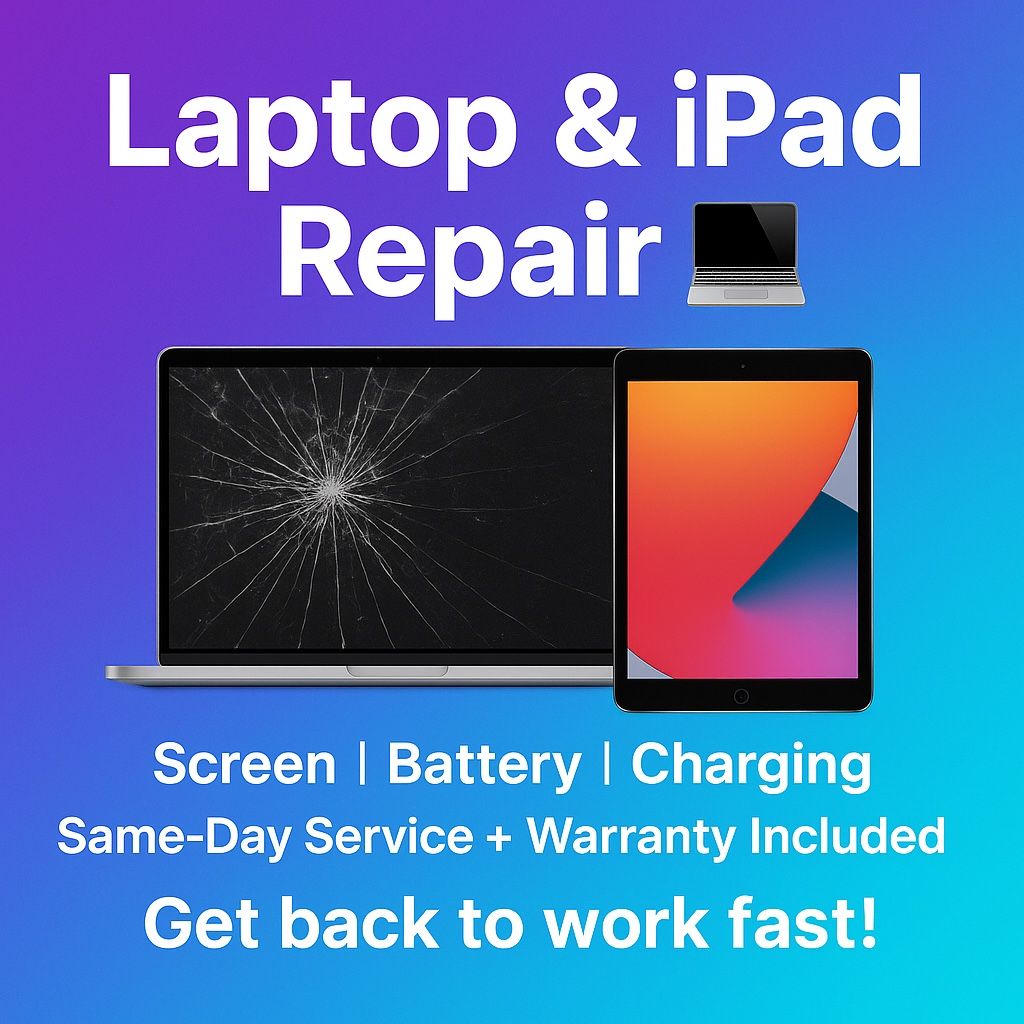 Laptop And iPad Repair