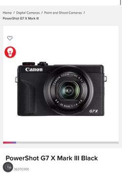 Canon g7x mark 3